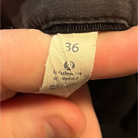 Lululemon commission chino pants nylon / cotton men’s size 36x32.5 - Picture 4 of 10